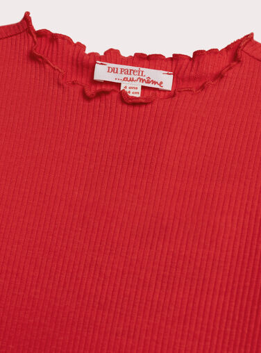 Red TEE SHIRT LS Red TEE SHIRT LS XAJOTEE7 / 25W901F8TMLF505