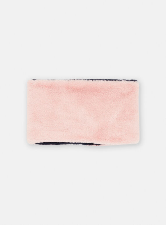 Reversible pink neck warmer SYAJOSNOO1 / 23WI0193SNO303