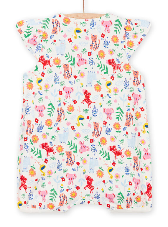 Baby girl's fancy print jumpsuit NEFIGREANI / 22SH13H4GRE001