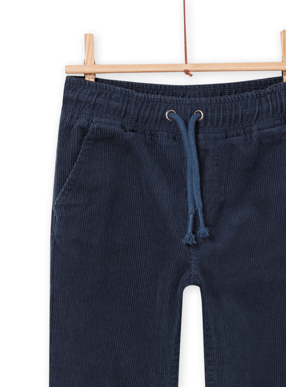 Velvet pants with elastic waist PORHUPAN2 / 22W902Q2PAN716