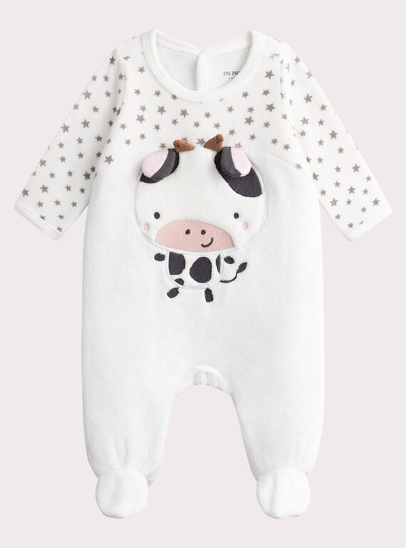 Off white BABYGROW VOU2GRE2 / 24WF03D1GRE001