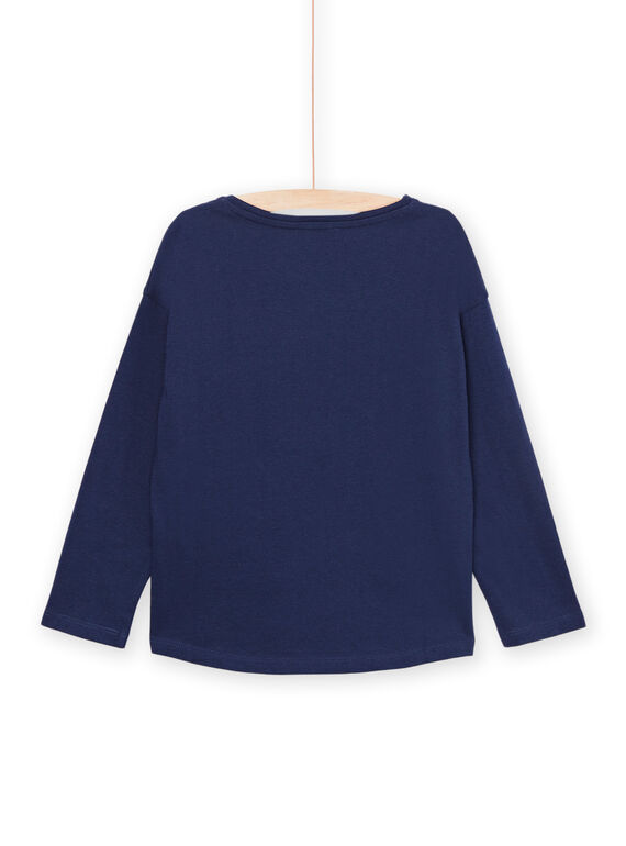 Long sleeve t-shirt with fox and zebra animation. PAMENTEE2 / 22W901U3TML713