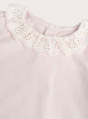 Pink long-sleeved bra for baby girl  VIKLIBRA2 / 24WG0941BRA321