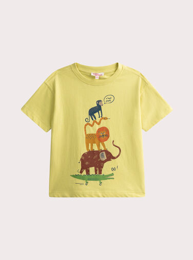 Pale yellow TEE SHIRT SS WOPRITI1 / 25S902S4TMC103