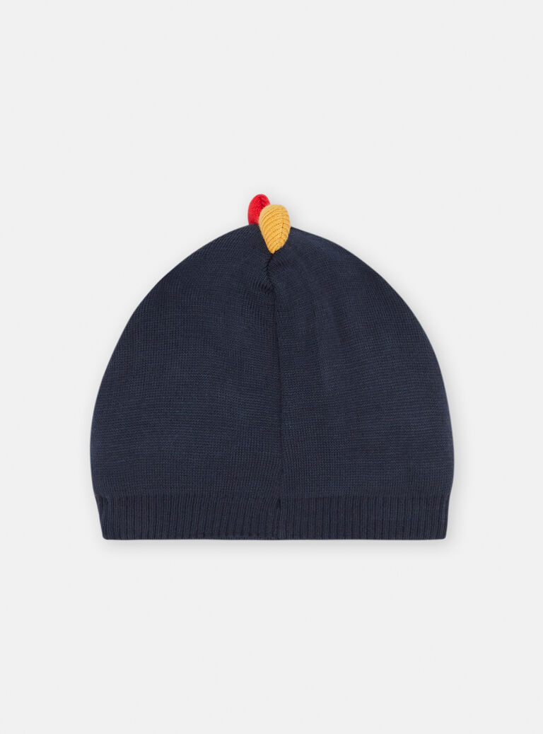 Blue beanie with crocodile animation SYOGROBON3 / 23WI0291BON705