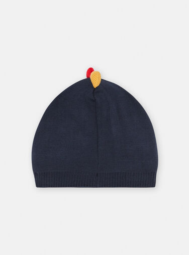 Blue beanie with crocodile animation SYOGROBON3 / 23WI0291BON705