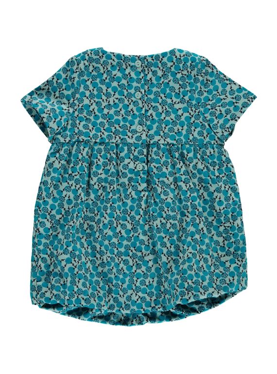 Baby girls' velour dress DIGIROB1 / 18WG09N1ROB099