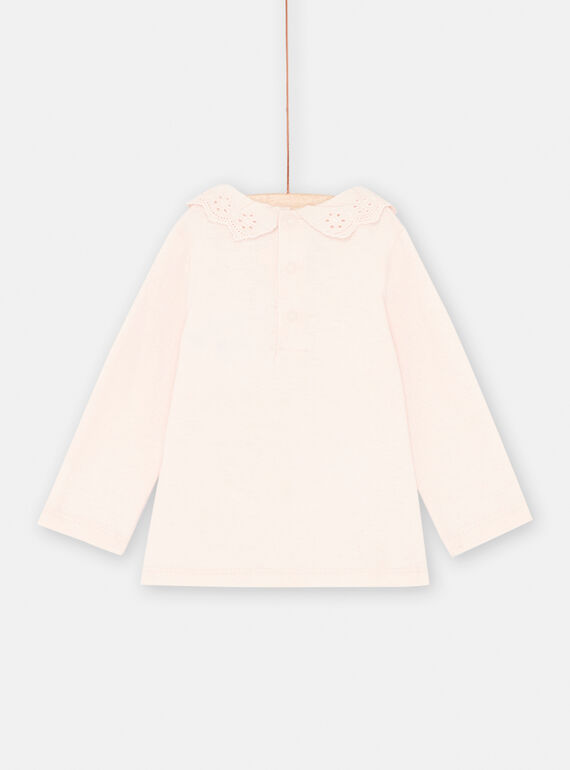 Baby girl petal pink bra with mouse and butterfly motifs SIFORBRA / 23WG09K1BRA309