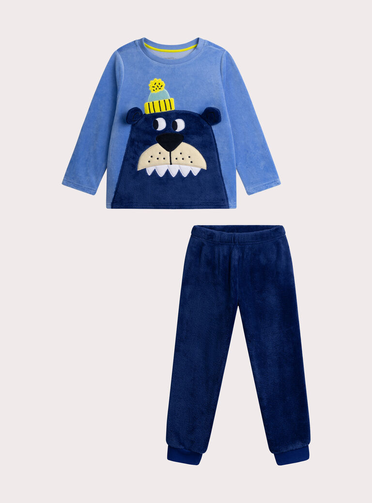 Phosphorescent velvet pajamas for boys  VEGOPYJPOCH / 24WH1293PYJC230