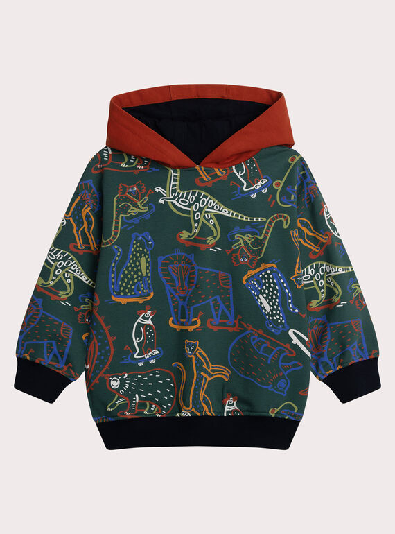 Green SWEAT SHIRT XOJASWE / 25W902M1SWEG614