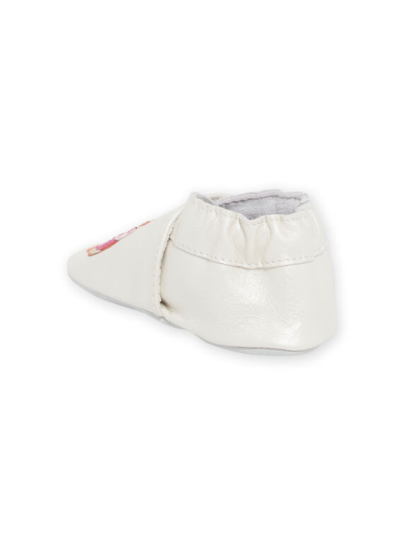 Baby girl white bird slippers NICHOSBIRDS / 22KK3721D3S000