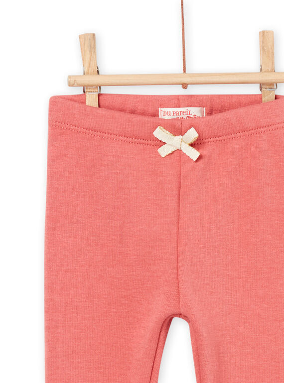 Terracotta pants with animal head on the knees PIJOPANDOU3 / 22WG09D2PANE415