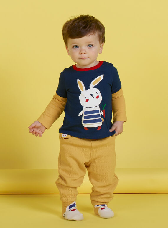 Baby boy yellow pants MUMIXPAN2 / 21WG10J1PAN117