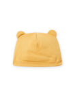 Yellow mimosa hat with ears birth mixed NOU1BON2 / 22SF4242BNAB105