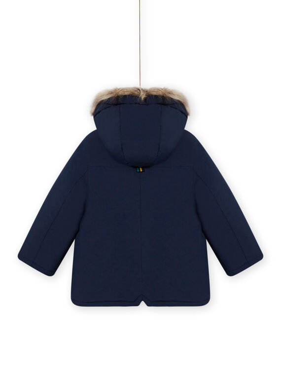 Child boy navy blue 3-in-1 hooded parka MOGROPAR3 / 21W90261PAR705