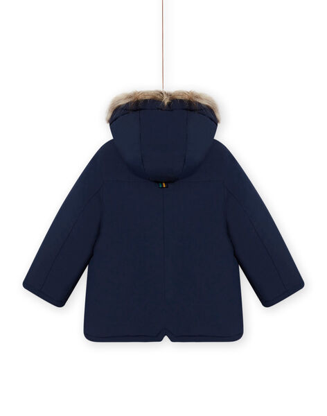 Child boy navy blue 3-in-1 hooded parka MOGROPAR3 / 21W90261PAR705