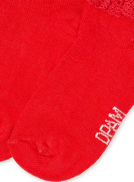 Red SOCKS LYIJOSOQDEN4 / 21SI0945SOQF505
