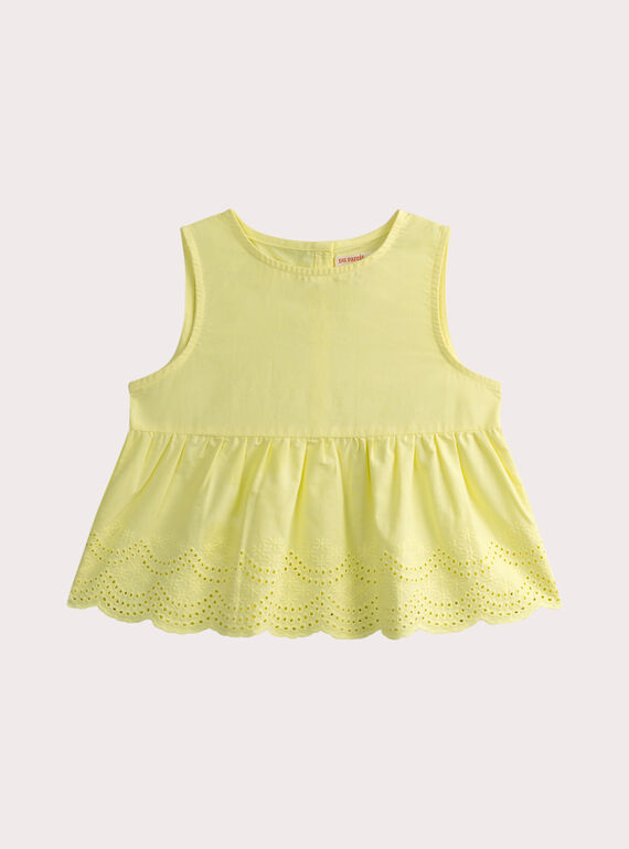 Light yellow SHIRT WAMACHEM / 25S90161CHMB115