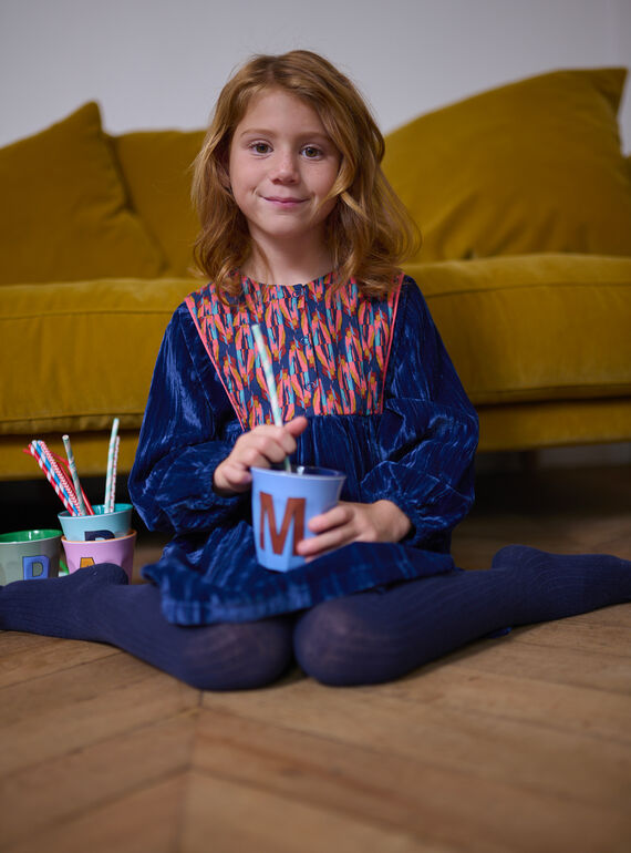 Velvet dress PAMENROB2 / 22W901U3ROB713