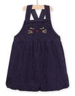 Sleeveless dress with cat print PIGOROB2 / 22WG09O2ROBC205