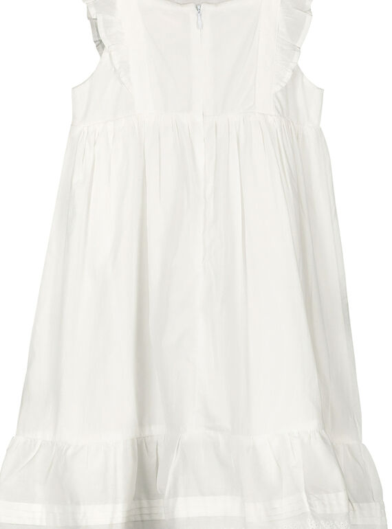 Girls' cotton dress FAPOROB6EX / 19S901C8ROB000