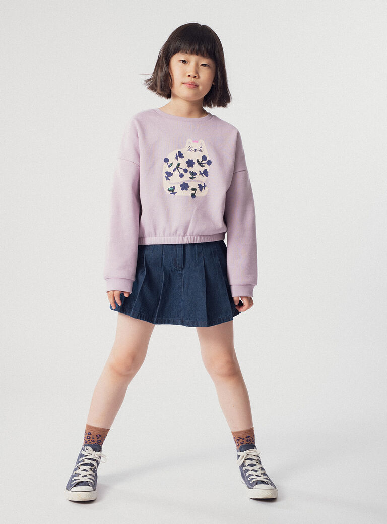 Dark denim SKIRT XABLUJUP / 25W901N1JUPK005