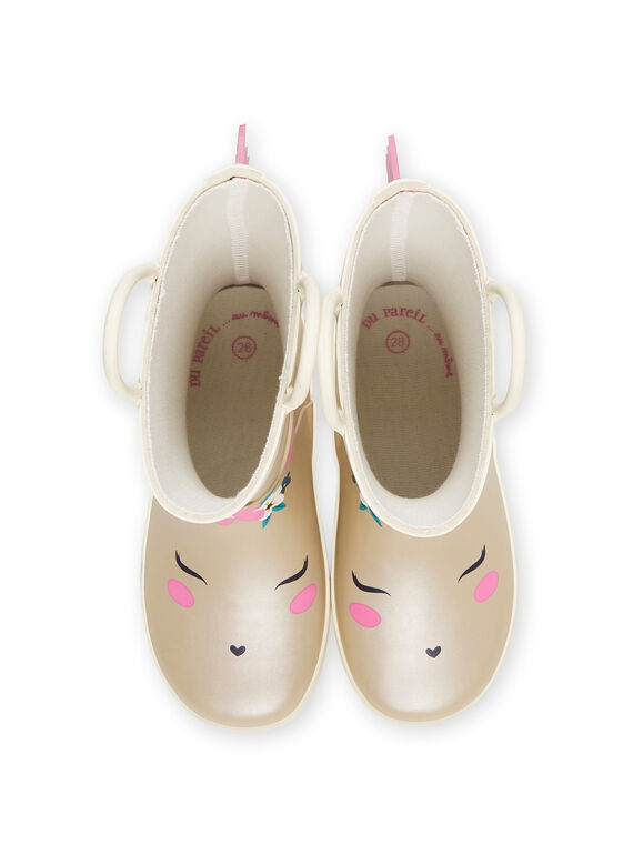 Iridescent unicorn rain boots PAPLUICORN / 22XK3513D0C954