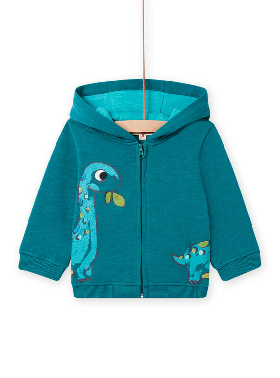 Baby Boy Duck Blue Dinosaur Vest NUGAGIL / 22SG10O1GIL714