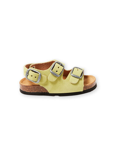 Baby Boy Plain Green Sandals LBGNUVERT / 21KK3853D0E602