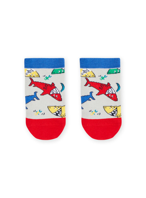 Multicolored socks with sharks print RYOJOSOQ8 / 23SI0298SOQA002