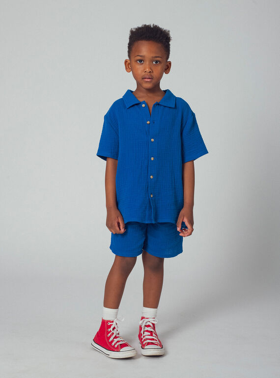 Blue SHIRT WOBOSHIRT / 25S902R1CHMC238