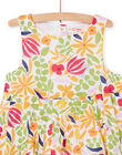 Child girl's multicolored dress NAHOROB1 / 22S901T3ROB000