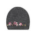 Child girl knitted hat with fancy sequins