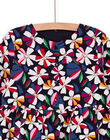Floral print velvet dress PAMUROB1 / 22W901R1ROBC243