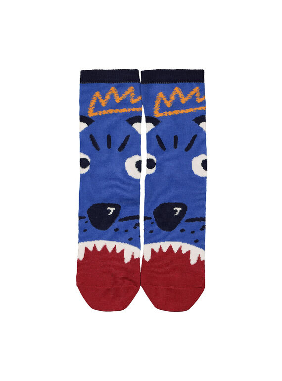 Boys' mid length socks FYOBACHO / 19SI0261SOQC212
