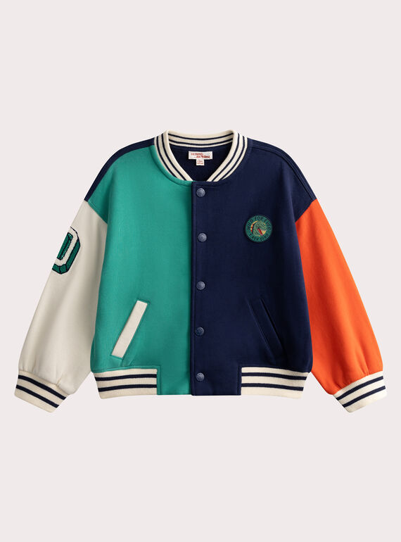 Navy KIDS CARDIGAN WOFIGIL1 / 25S90251GIL705