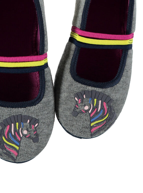 Heather grey Ballerina GFBALZEBRE / 19WK35Z1D07943