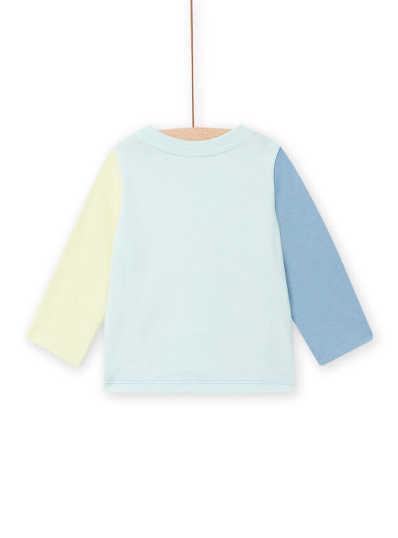 Baby boy tiger print t-shirt NUMOTEE1 / 22SG10N3TMLG632