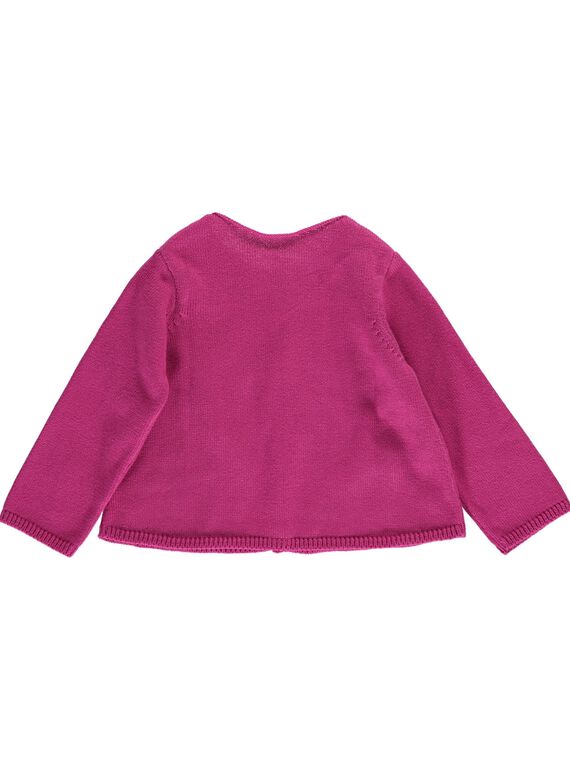 Baby girls' cardigan CIDOUCAR2 / 18SG09J2CAR706