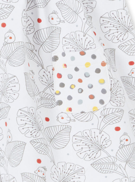 Short sleeve dress and leggings set birth girl LOU1ENS1 / 21SF03H2ENS000