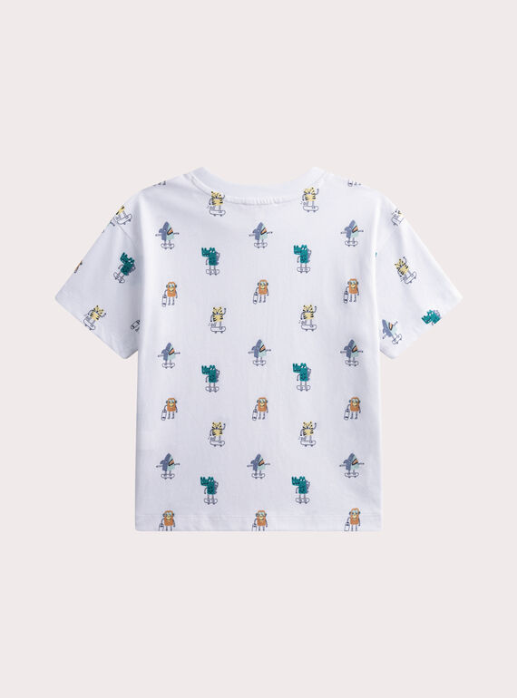 White TEE SHIRT SS WOJOTIAOP3 / 25S902M1TMC000