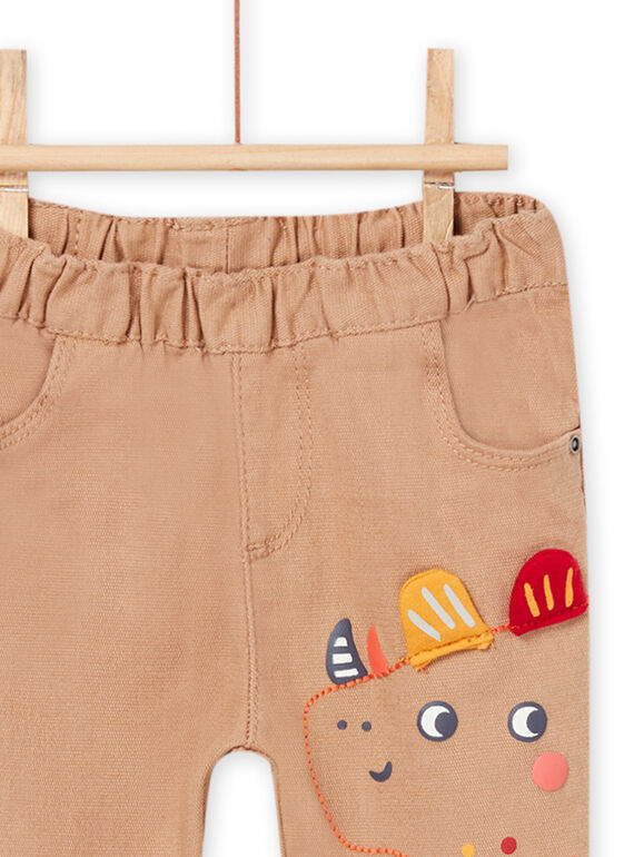 Light brown PANTS NUFLAPAN / 22SG10R1PAN803