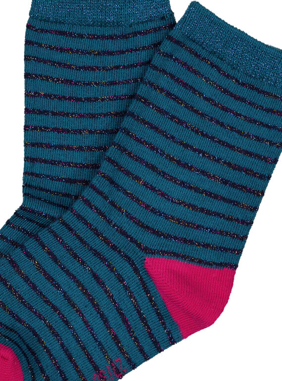 Lagoon blue Socks GYATUCHO / 19WI01Q1SOQ210