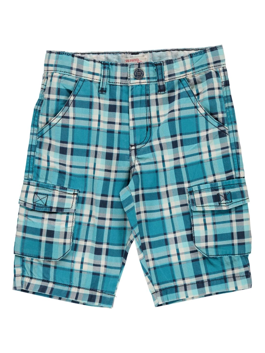 Checked bermuda shorts deals