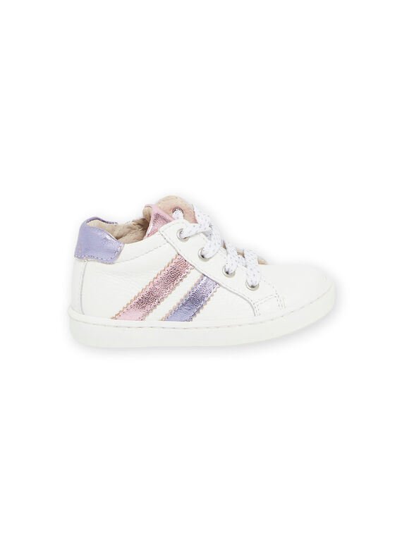 Leather high top sneakers RIBASMETAL / 23KK3721D3F000