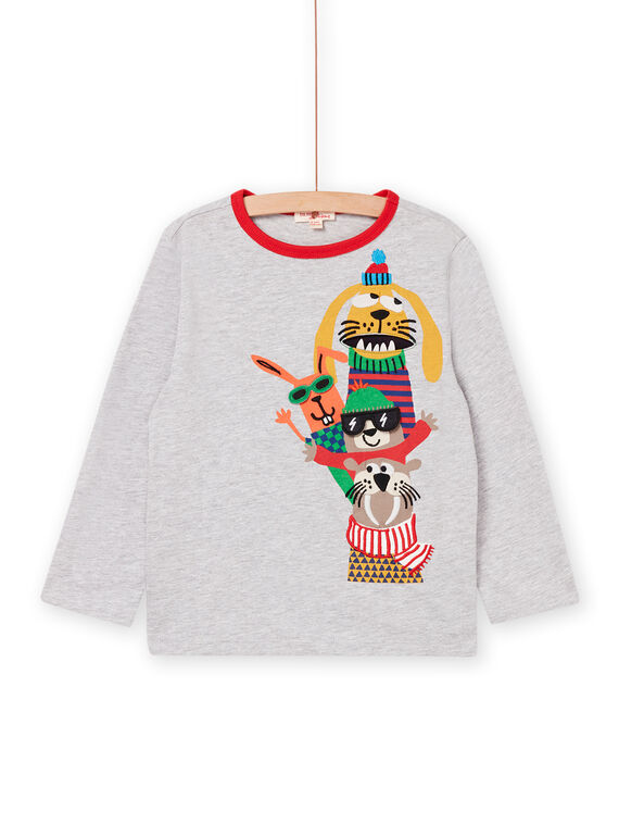 Long sleeve animal animation t-shirt POMUTEE4 / 22W902R2TMLJ922