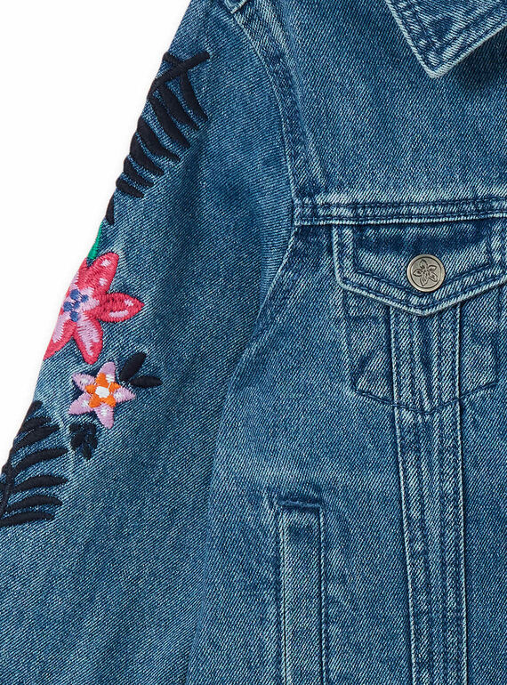 Blue cotton denim jacket LANAUVEST / 21S901R1VESP274