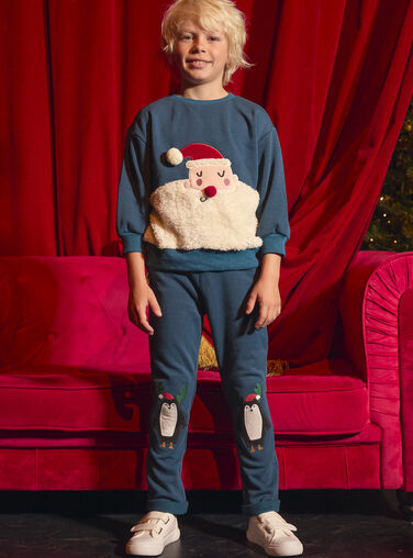 Navy SWEAT SHIRT VOWASWE / 24W902T1SWE715