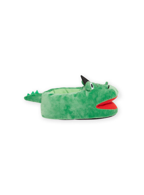 3D green crocodile slippers child boy NOPANTCRO3D / 22KK3611PTD600