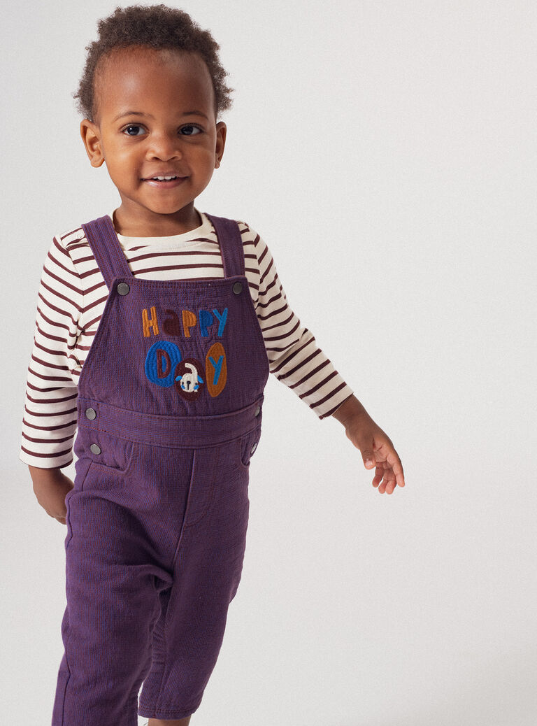 Burgundy DUNGAREES XUBLUSAL1 / 25WG10N2SAL501